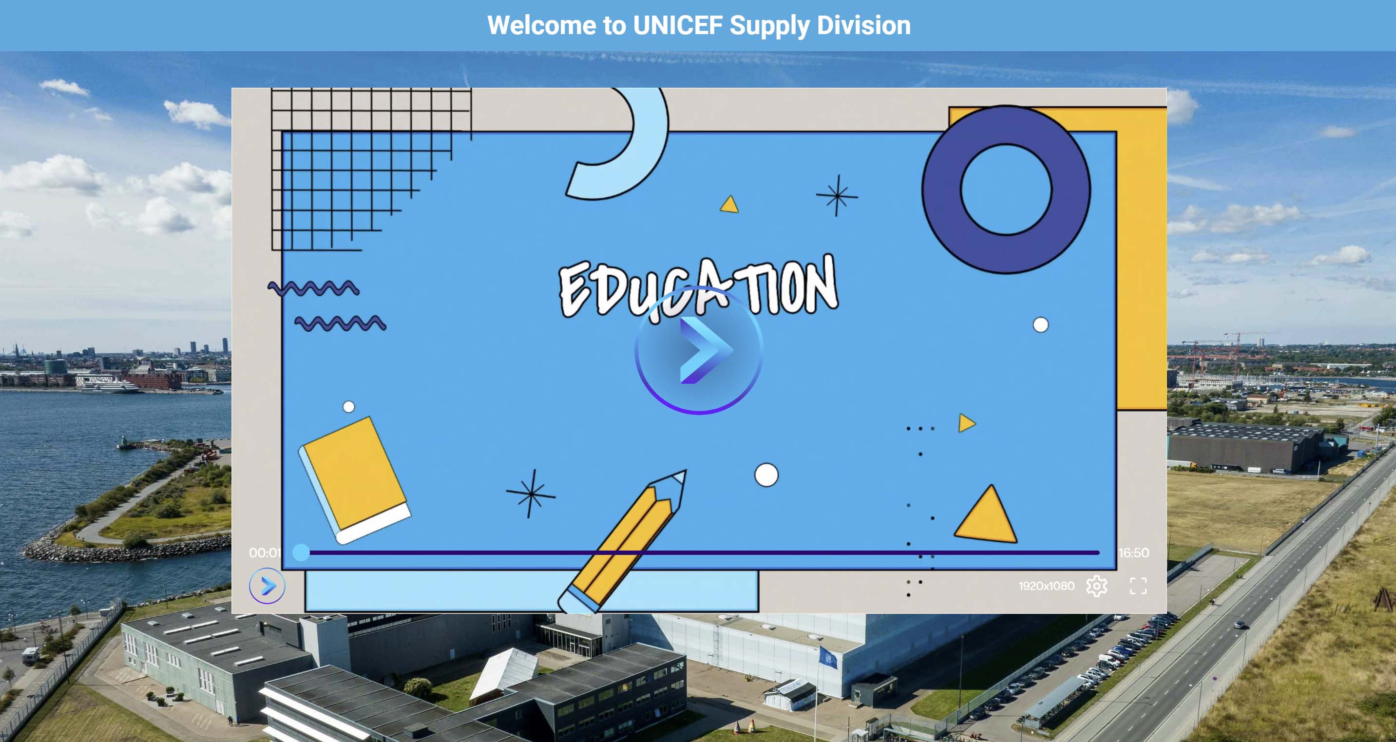 UNICEF TV Digital Event Platform Custom Feature